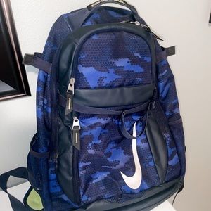 Blue Camo Nike Baseball Backpack